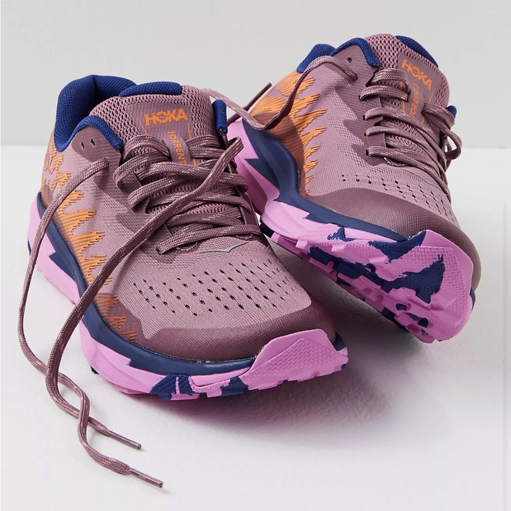 Hoka Women's Athletic Shoes in Purple and Pink